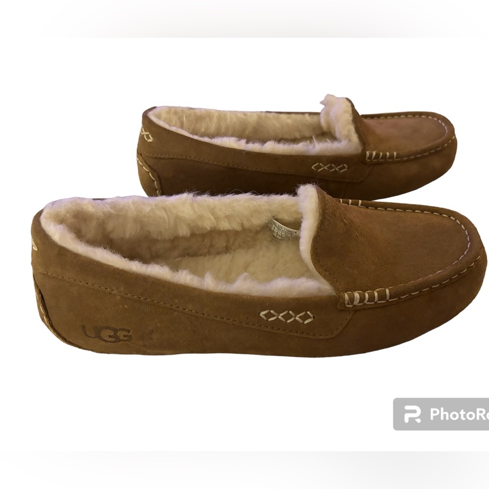 UGG Tan Moccasins with Cream Lining